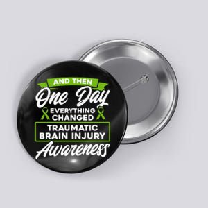 Everything Changed Traumatic Brain Injury Awareness Button