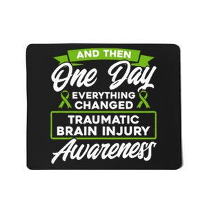 Everything Changed Traumatic Brain Injury Awareness Mousepad