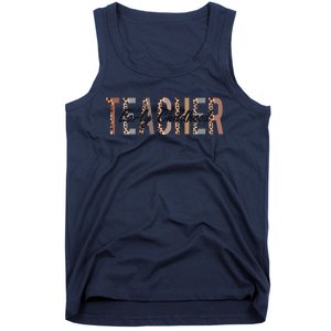 Early Childhood Teacher First Day Of School Leopard Sweatshirt Tank Top