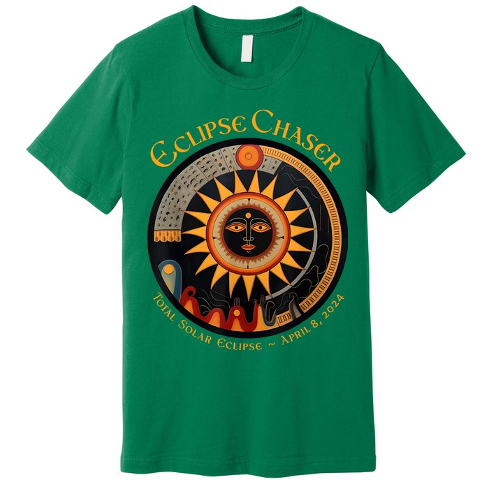 Eclipse Chaser Total Solar Eclipse 2024 Premium T-Shirt
