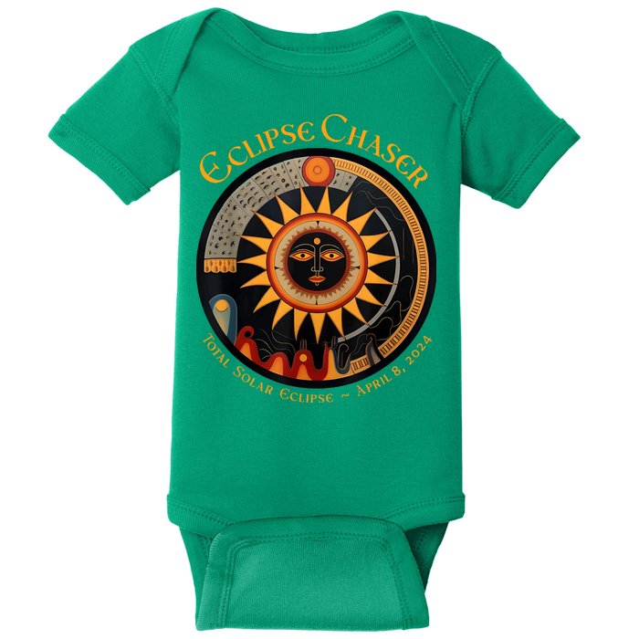Eclipse Chaser Total Solar Eclipse 2024 Baby Bodysuit