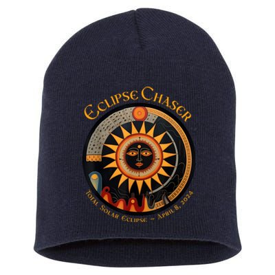 Eclipse Chaser Total Solar Eclipse 2024 Short Acrylic Beanie