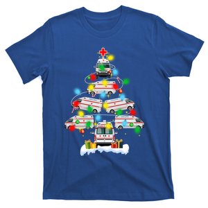 Emergency Christmas Tree Er Nurse Merry Christmas Er Tech Gift T-Shirt