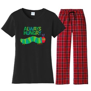 Eric Carle The Very Hungry Caterpillar Always Hungry Women's Flannel Pajama Set