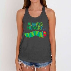 Eric Carle The Very Hungry Caterpillar Always Hungry Women's Knotted Racerback Tank