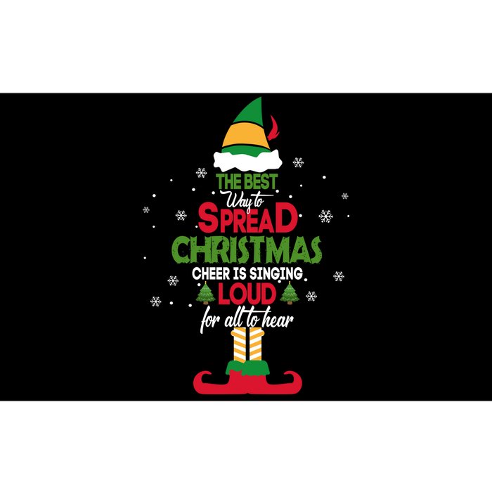 Elf Christmas The Best Way To Spread Christmas Cheer Bumper Sticker