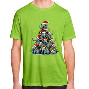 Elephant Christmas Tree Funny Jumbo Holiday Cute Elephant Adult ChromaSoft Performance T-Shirt