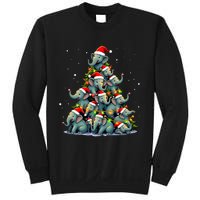 Elephant Christmas Tree Funny Jumbo Holiday Cute Elephant Sweatshirt