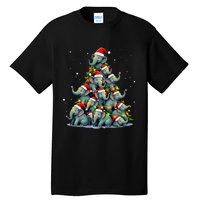 Elephant Christmas Tree Funny Jumbo Holiday Cute Elephant Tall T-Shirt