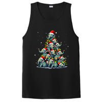 Elephant Christmas Tree Funny Jumbo Holiday Cute Elephant PosiCharge Competitor Tank