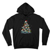 Elephant Christmas Tree Funny Jumbo Holiday Cute Elephant Tall Hoodie