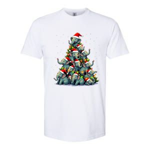 Elephant Christmas Tree Funny Jumbo Holiday Cute Elephant Softstyle CVC T-Shirt