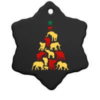 Elephant Christmas Tree South Africa Safari Animals Xmas Ceramic Star Ornament