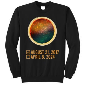 Eclipse Checklist Total Solar Eclipse April 8 2024 Sweatshirt