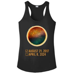 Eclipse Checklist Total Solar Eclipse April 8 2024 Ladies PosiCharge Competitor Racerback Tank