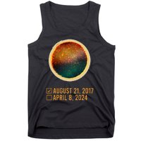 Eclipse Checklist Total Solar Eclipse April 8 2024 Tank Top