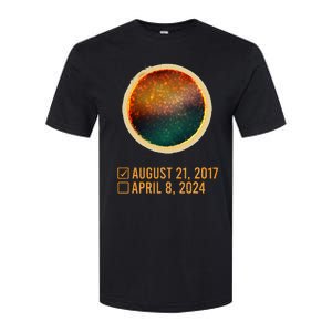 Eclipse Checklist Total Solar Eclipse April 8 2024 Softstyle CVC T-Shirt