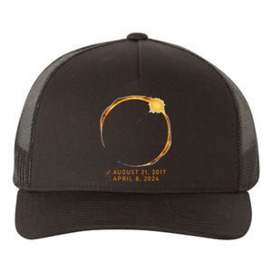 Eclipse Checklist Total Solar Eclipse April 8 2024 Eclipse Yupoong Adult 5-Panel Trucker Hat