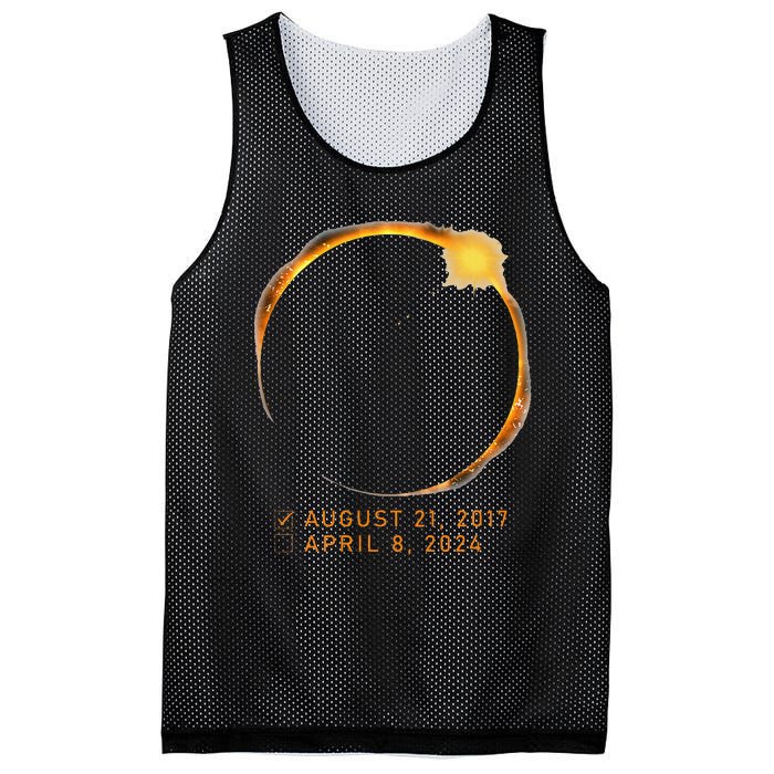 Eclipse Checklist Total Solar Eclipse April 8 2024 Eclipse Mesh Reversible Basketball Jersey Tank