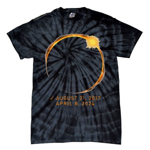 Eclipse Checklist Total Solar Eclipse April 8 2024 Eclipse Tie-Dye T-Shirt