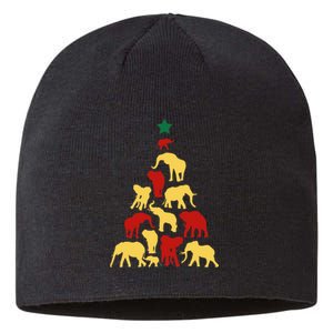 Elephant Christmas tree South Africa Safari animals Sustainable Beanie