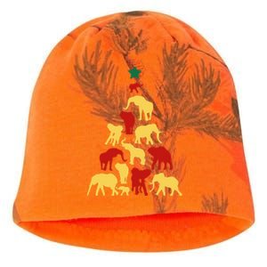 Elephant Christmas tree South Africa Safari animals Kati - Camo Knit Beanie