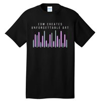 Edm Creates Unforgettable Art Electronic Dance Music Humor Tall T-Shirt