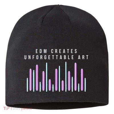 Edm Creates Unforgettable Art Electronic Dance Music Humor Sustainable Beanie