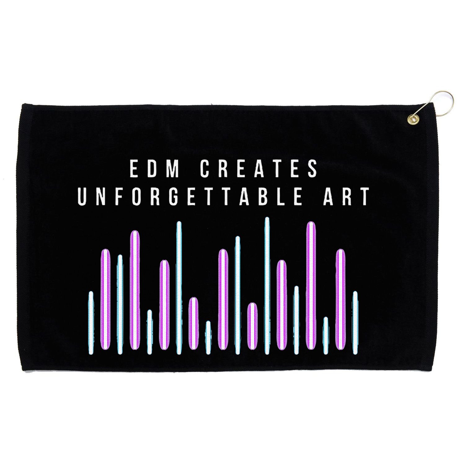 Edm Creates Unforgettable Art Electronic Dance Music Humor Grommeted Golf Towel