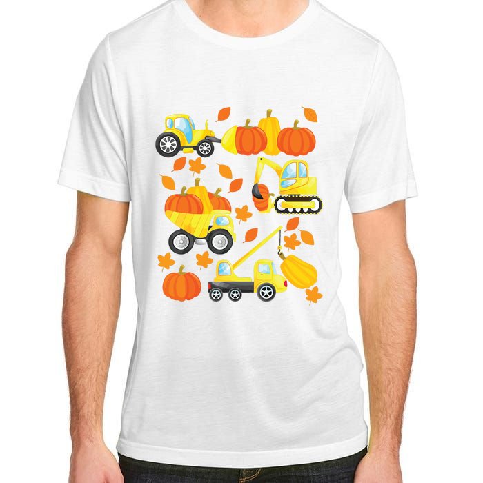 Excavator Construction Vehicles Pumpkin Halloween Boy Kids Adult ChromaSoft Performance T-Shirt