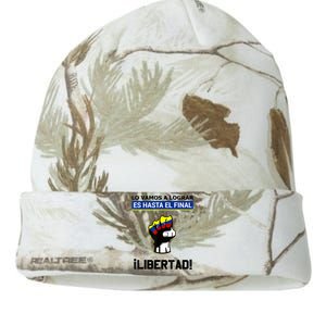 Estoy Con Venezuela Hasta El Final Proud Venezuelan Libre Kati Licensed 12" Camo Beanie