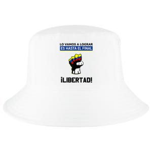 Estoy Con Venezuela Hasta El Final Proud Venezuelan Libre Cool Comfort Performance Bucket Hat