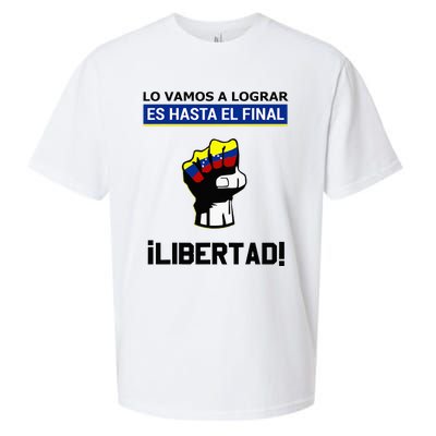 Estoy Con Venezuela Hasta El Final Proud Venezuelan Libre Sueded Cloud Jersey T-Shirt