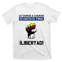 Estoy Con Venezuela Hasta El Final Proud Venezuelan Libre T-Shirt