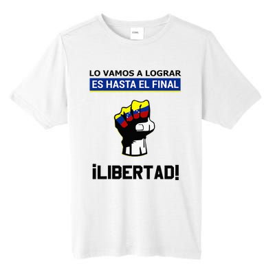 Estoy Con Venezuela Hasta El Final Proud Venezuelan Libre Tall Fusion ChromaSoft Performance T-Shirt