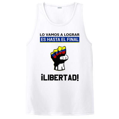 Estoy Con Venezuela Hasta El Final Proud Venezuelan Libre PosiCharge Competitor Tank