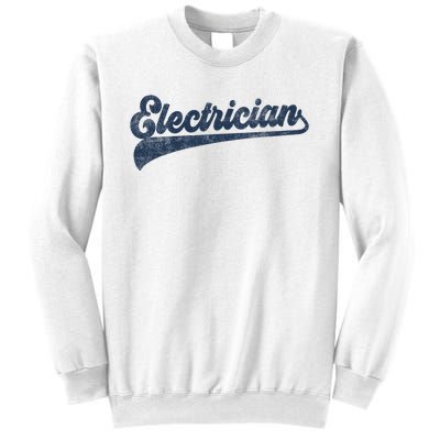 Electrician Cute Vintage Graphic Sweatshirt