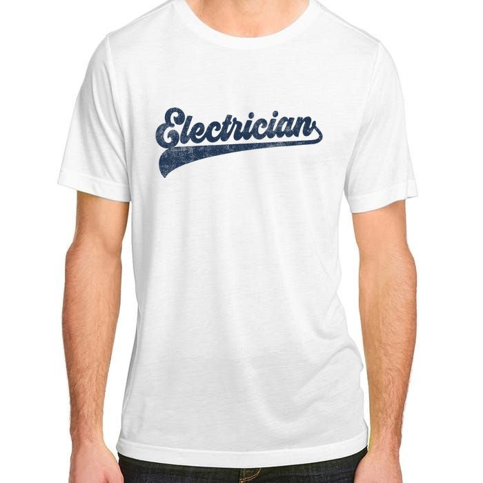 Electrician Cute Vintage Graphic Adult ChromaSoft Performance T-Shirt