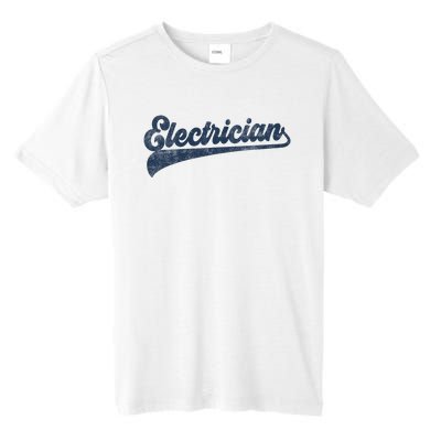 Electrician Cute Vintage Graphic Tall Fusion ChromaSoft Performance T-Shirt