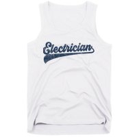 Electrician Cute Vintage Graphic Tank Top