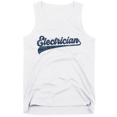 Electrician Cute Vintage Graphic Tank Top