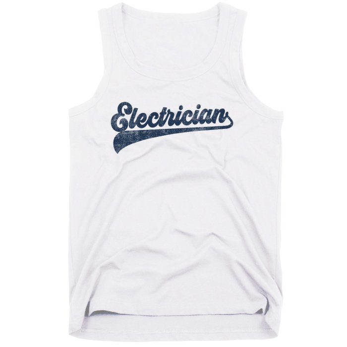 Electrician Cute Vintage Graphic Tank Top