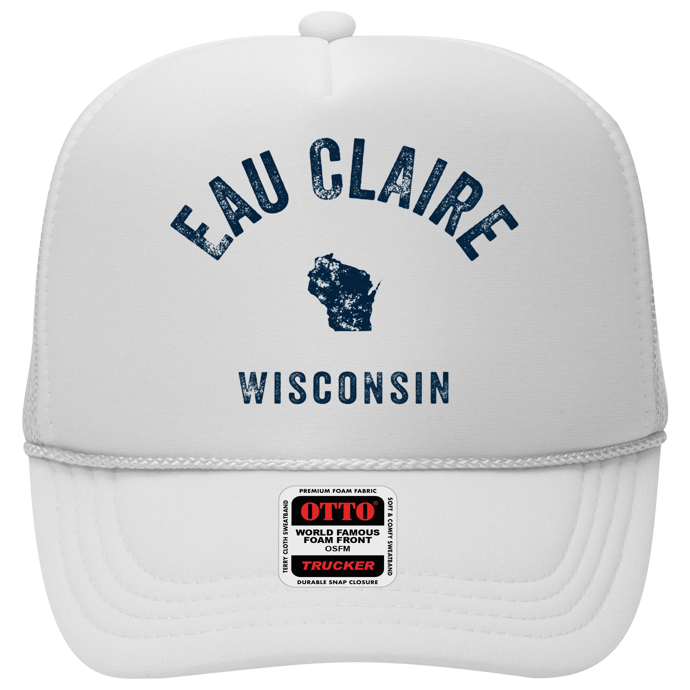 Eau Claire Wisconsin Wi Vintage 70s Sports Design Hat