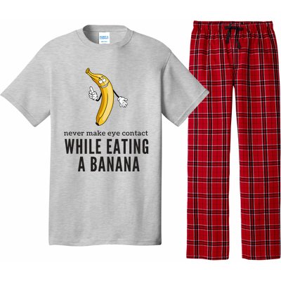 Eye Contacts While Eating A Banana Adult Humor Dirty Jokes Pajama Set