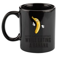Eye Contacts While Eating A Banana Adult Humor Dirty Jokes 11oz C Handle Ceramic Mug