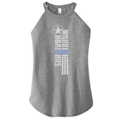 Esophageal Cancer Warrior/ Survivor Gift Militarygiftstyle Gift Women’s Perfect Tri Rocker Tank