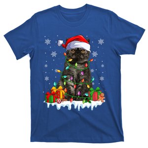 Exotic Cat Xmas Light Christmas Kitten Lover Gift T-Shirt