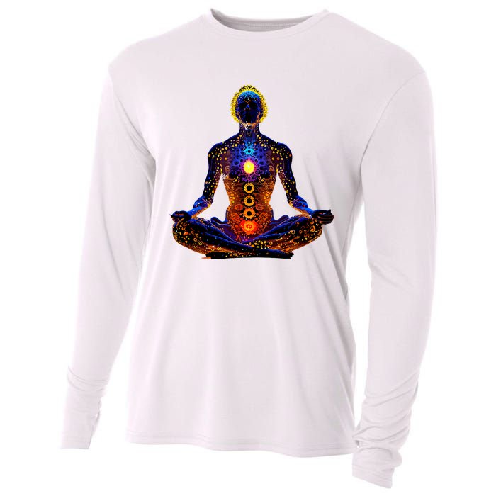 Energy Chakra Yoga Meditation Spiritual Cooling Performance Long Sleeve Crew