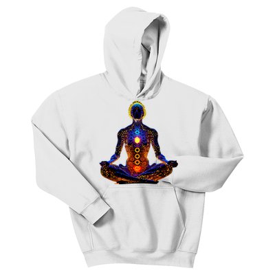 Energy Chakra Yoga Meditation Spiritual Kids Hoodie