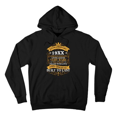 Extraordinary Custom Year Limited Edition Built To Last Personalize Birthday Hoodie